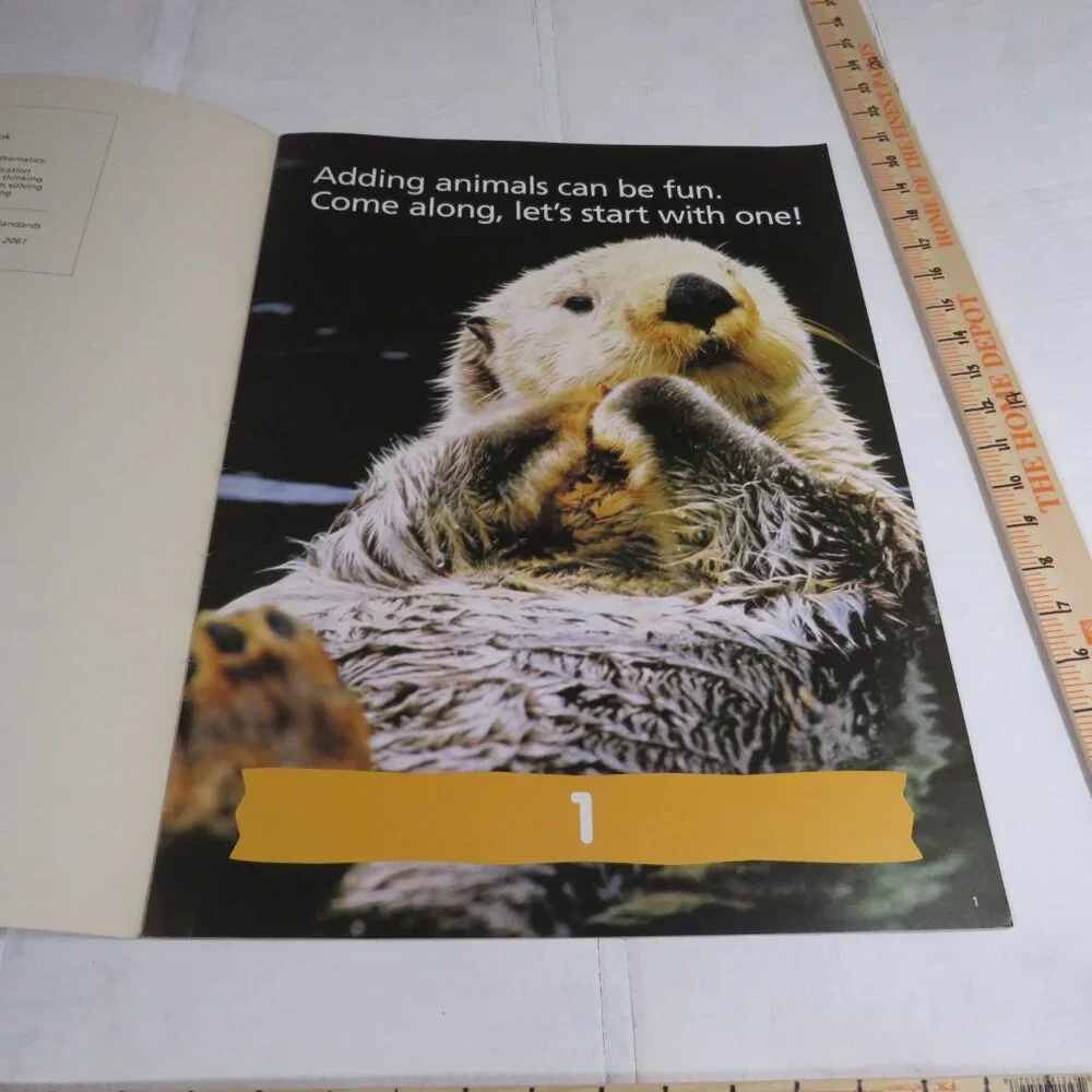 Adding Animals BIG BOOK (almost 2 feet tall) with teacher pages CLASSROOM SIZE